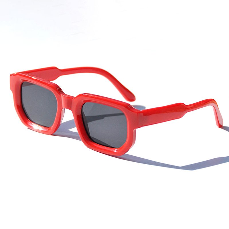 2024 Wholesale Square Frame Luxury Sunglasses Custom Retro Thickened Small Frame Advanced Sense Fashion Sunglasses Female