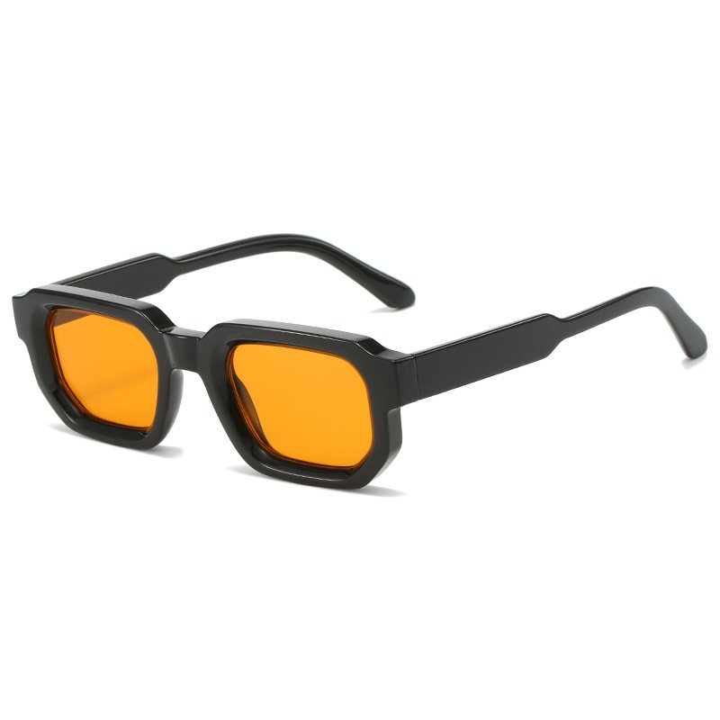 2024 Wholesale Square Frame Luxury Sunglasses Custom Retro Thickened Small Frame Advanced Sense Fashion Sunglasses Female