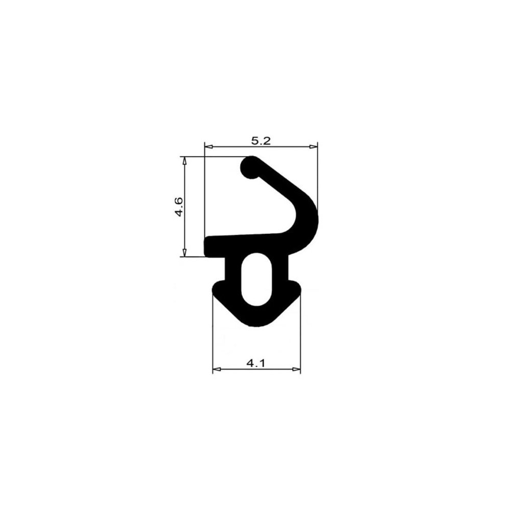 XIONGQI Frame Sealing Window Seals For Aluminium Glass Rubber Door Or Window Soundproof Weather seal strip