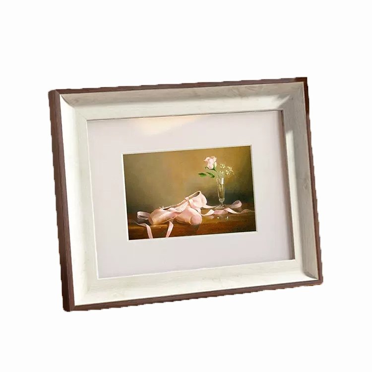 Wholesale Home Decor Photo Frames MDF Wooden Collage Photo Frame Removable Simple And Easy Nail-free Painting Frame