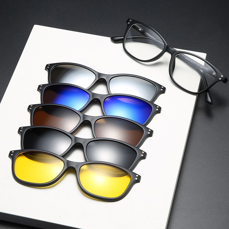 Brand Designer Eyewear 2024 Trendy Vintage Driving TR90 Frame Shade Square Polarized Sunglasses Eyewear lentes de sol