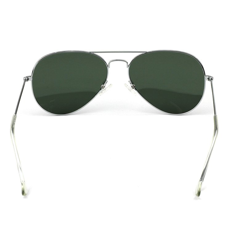 Vintage Rimless Alloy Aviation Pilot Sunglasses For Men 2021 Brand Gradient Sun Glasses Female Metal Oval Shades Black Brown