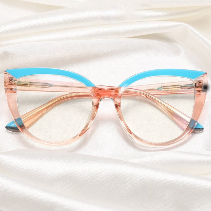 Fashion Cat Eye Block Blue Light Filter Computer Glasses Blue Blocker Eyewear Mobile Anti-radiation Eyeglasses