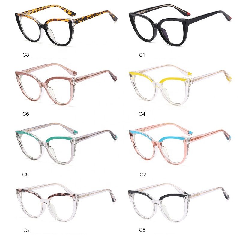 Fashion Cat Eye Block Blue Light Filter Computer Glasses Blue Blocker Eyewear Mobile Anti-radiation Eyeglasses