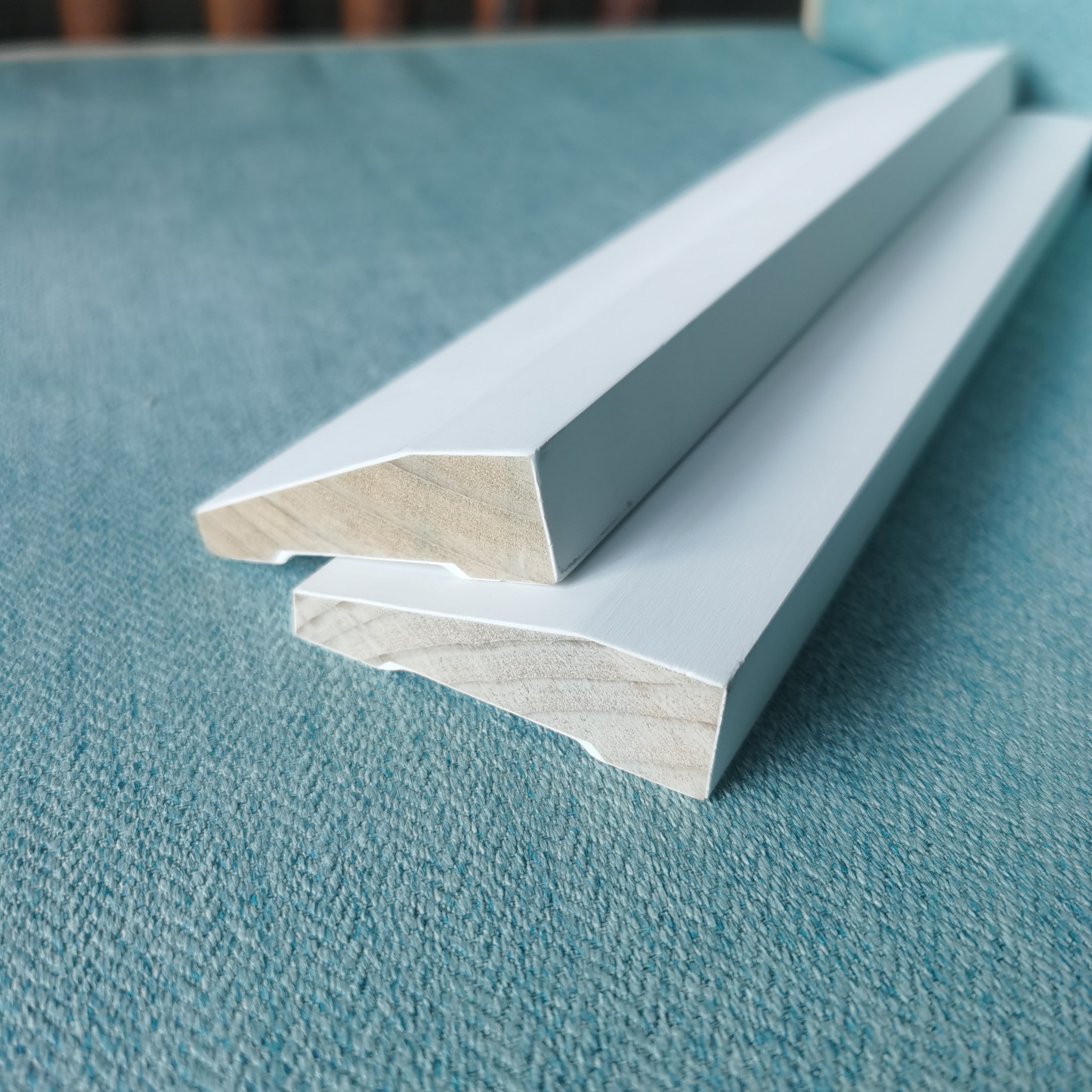 Room Interior Primed Jamb Moulding Wood Door Frame Moulding