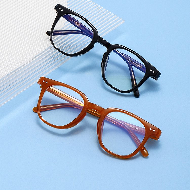 Square TR90 Anti blue light Eye Glasses Hot Sale Fashion Designer Unisex Computer Glasses tr 90 bluelight glasses