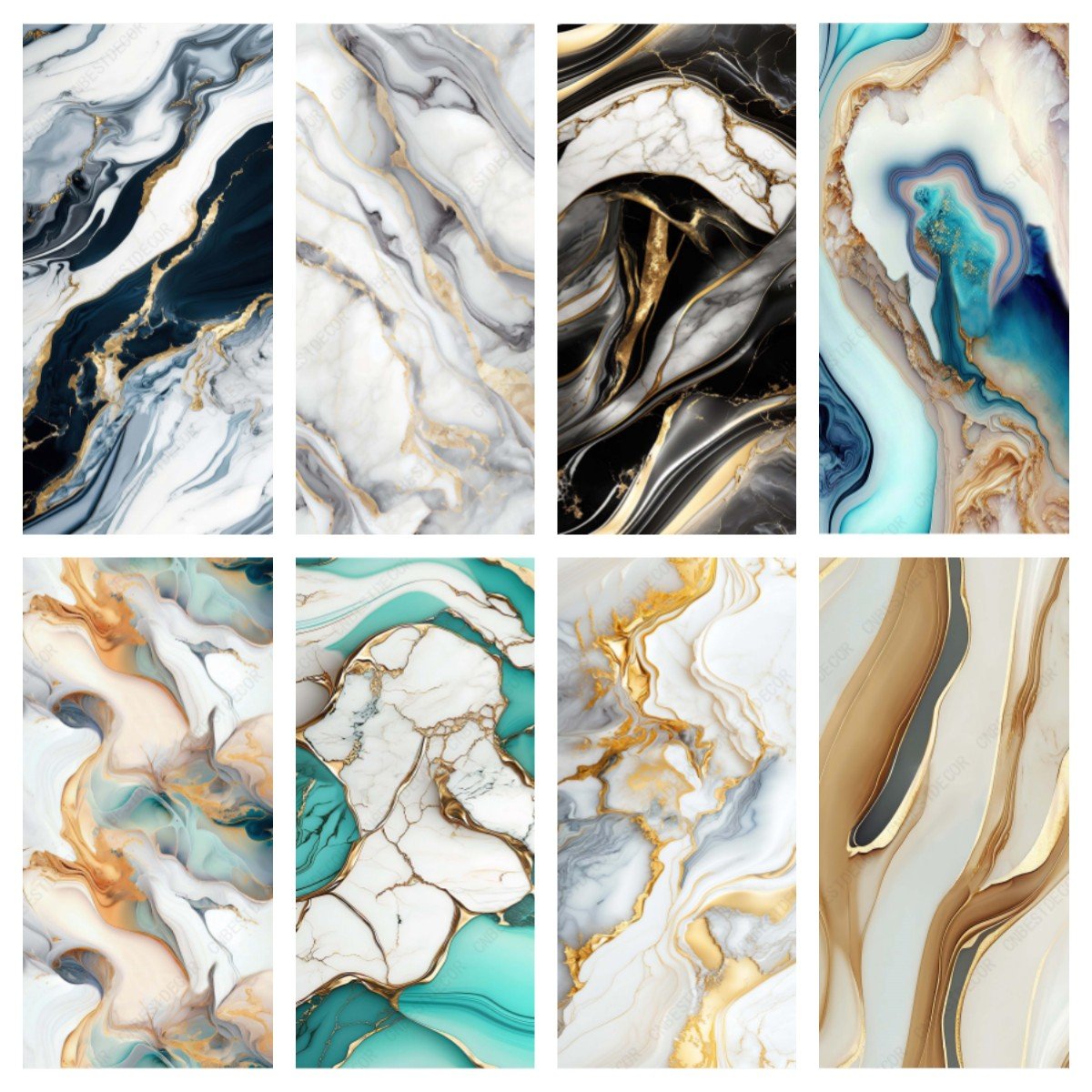 Paneles 3D PVC Material High Glossy UV Marble Sheet 3mm PVC Sheet Alternative Panel For Wall Decoration