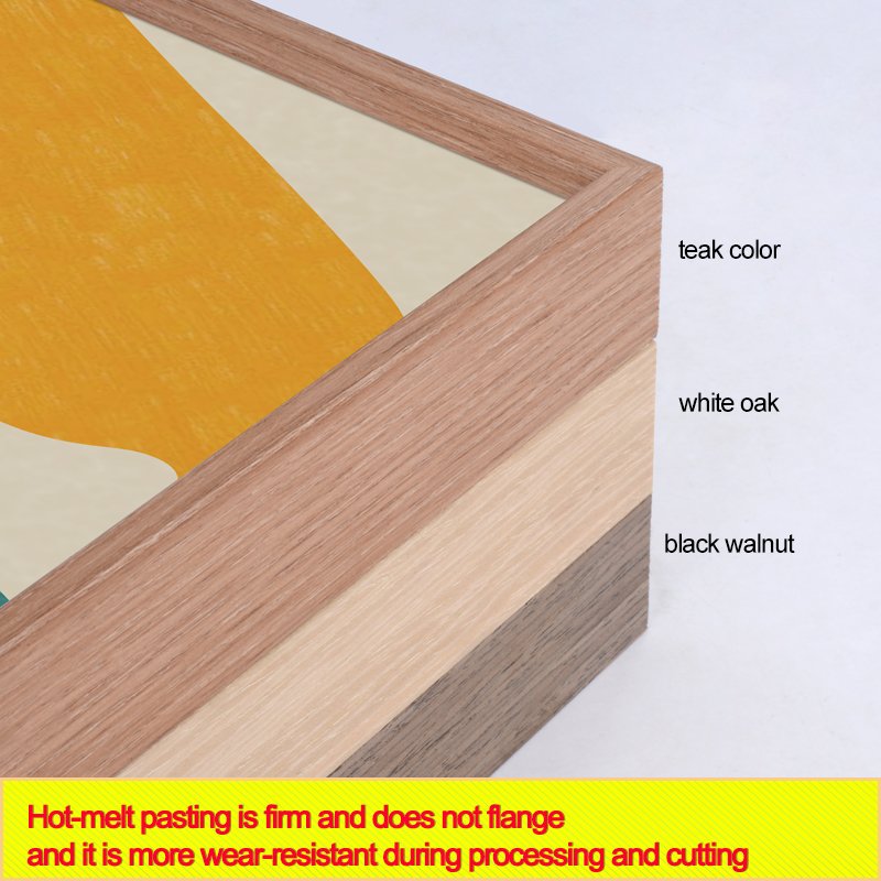 Custom Size Home Decor Wooden Picture Frame Home Decor Metal Frame Bar Aluminum Profiles Wood Effect Photo Frames Moulding