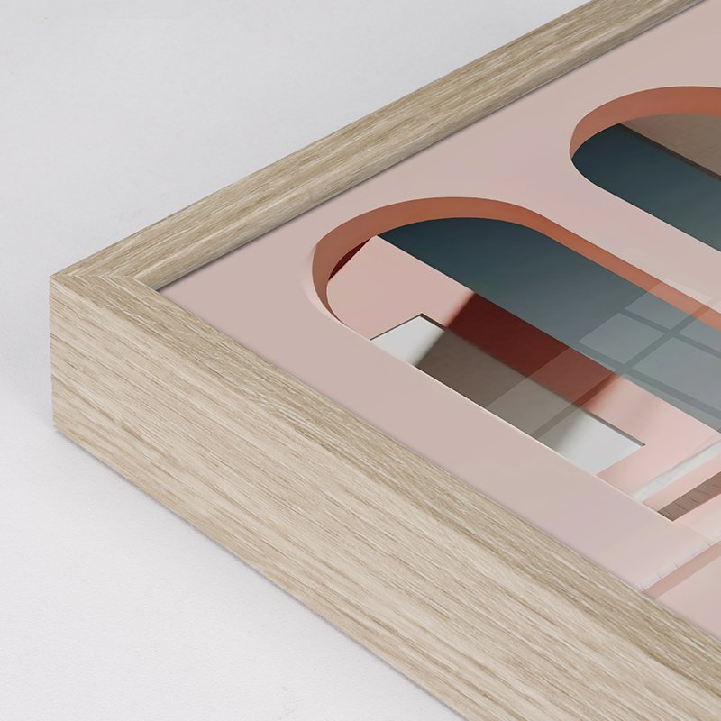 Custom Size Home Decor Wooden Picture Frame Home Decor Metal Frame Bar Aluminum Profiles Wood Effect Photo Frames Moulding
