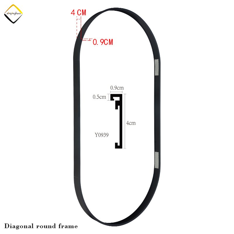 Wholesale wall-mounted full-length mirror metal frame mirror Hot sale aluminum alloy picture frame profile
