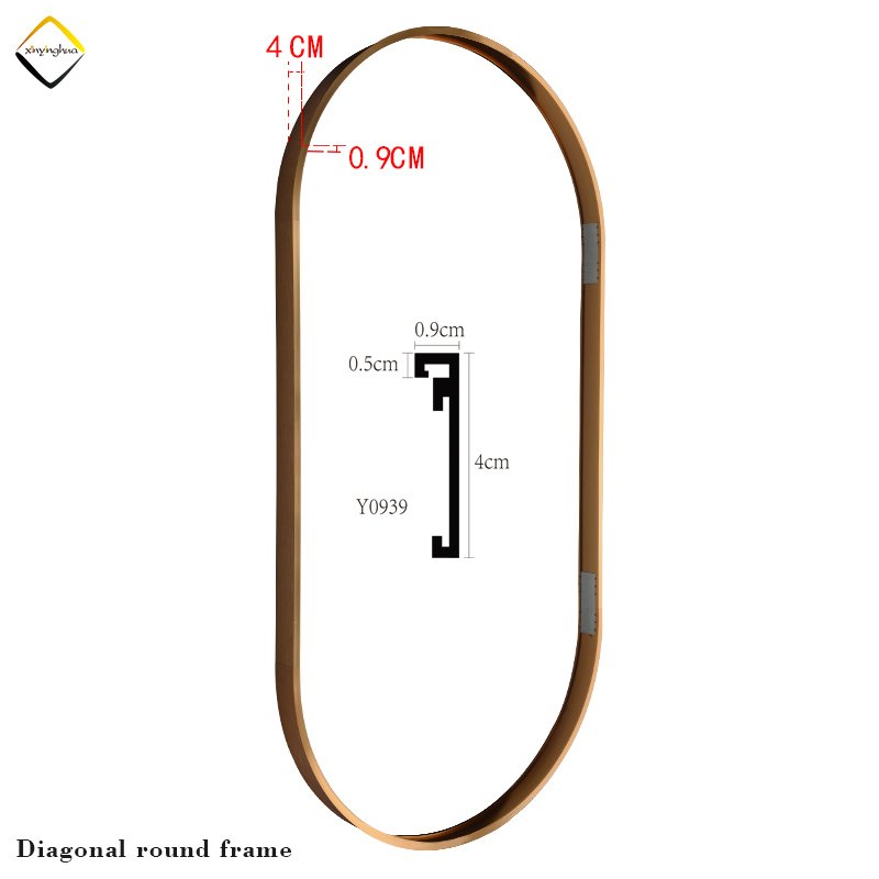 Wholesale wall-mounted full-length mirror metal frame mirror Hot sale aluminum alloy picture frame profile