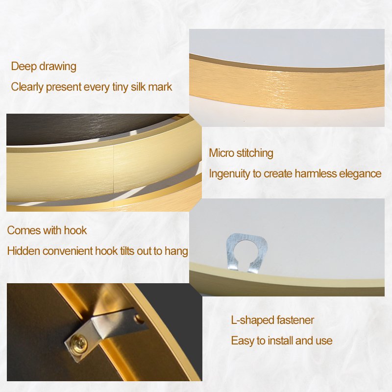 Wholesale wall-mounted full-length mirror metal frame mirror Hot sale aluminum alloy picture frame profile