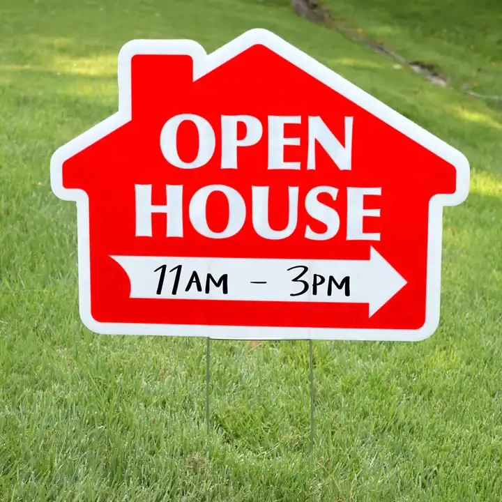 18"x24" custom printed double sided outdoor coroplast political plastic corrugated boards yards advertising signs