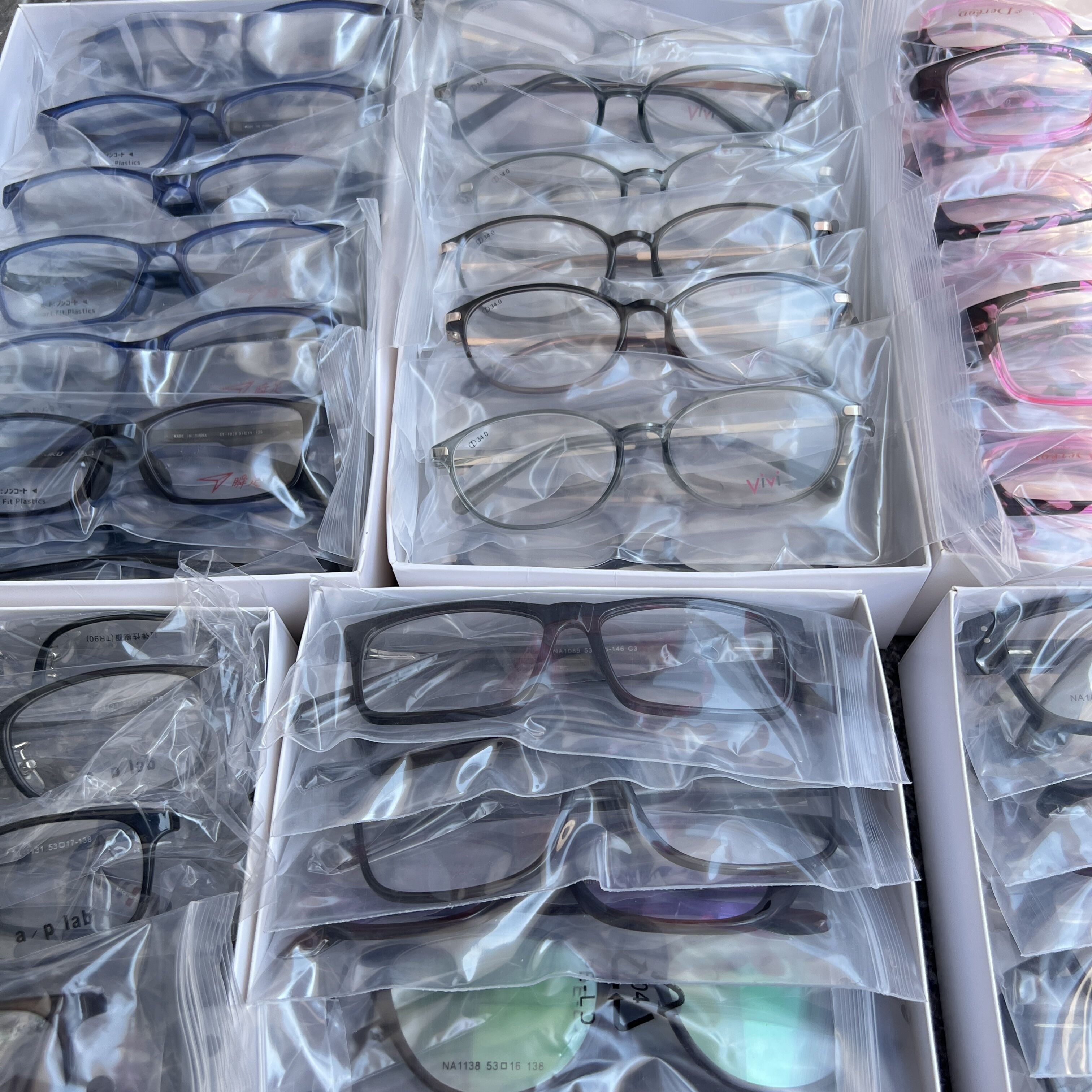 China Factory Men Glasses Stock Clearance CP TR Frames Square Round Optical Frames