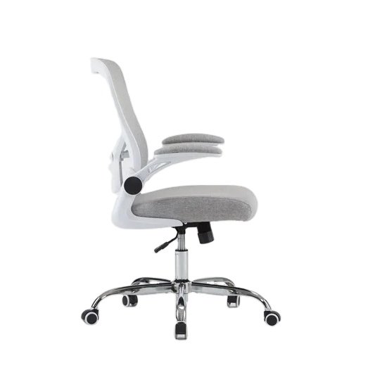 Modern Ergonomic Office Chair Executive Chair Adjustable Swivel Headrest Mesh Chair Steel Metal Base PP PU Material