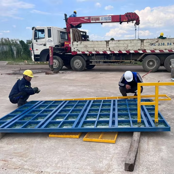ADTO reusable building pillar concrete moulds construction formwork steel column form framework with plywoods