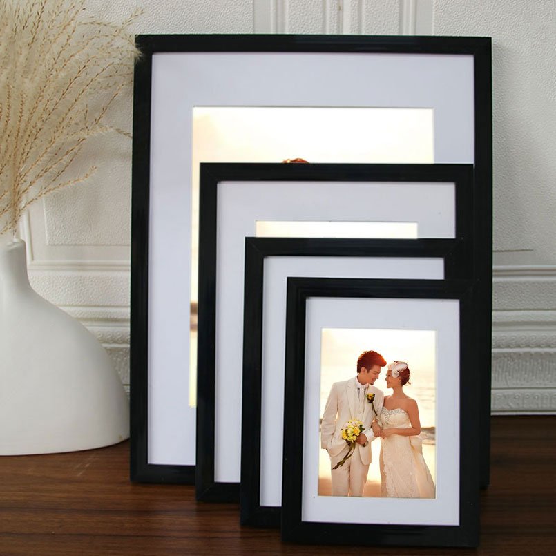 custom different sizes mirror plastic frame hanging/wall wedding photo Painting frame moulding plastic