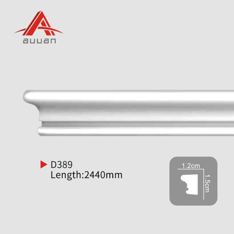 Waterproof painted primed white polyurethane pu interior decorative frame moulding for wall