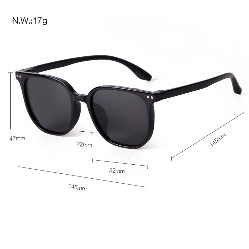 Retro square frame Polarized Sunglasses personality fashionable Sun glasses for men womens Custom designs Sunglasses
