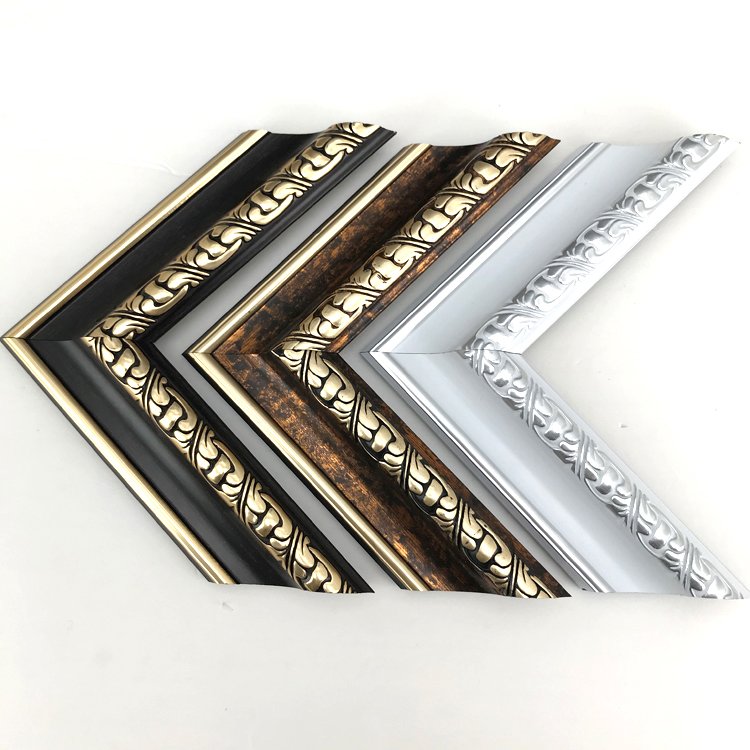 Wholesale Triangle Colors PS Photo Frame Moulding Picture Frame Moulding Manufacturer Free Customized Plastic Frame 1000 Meters