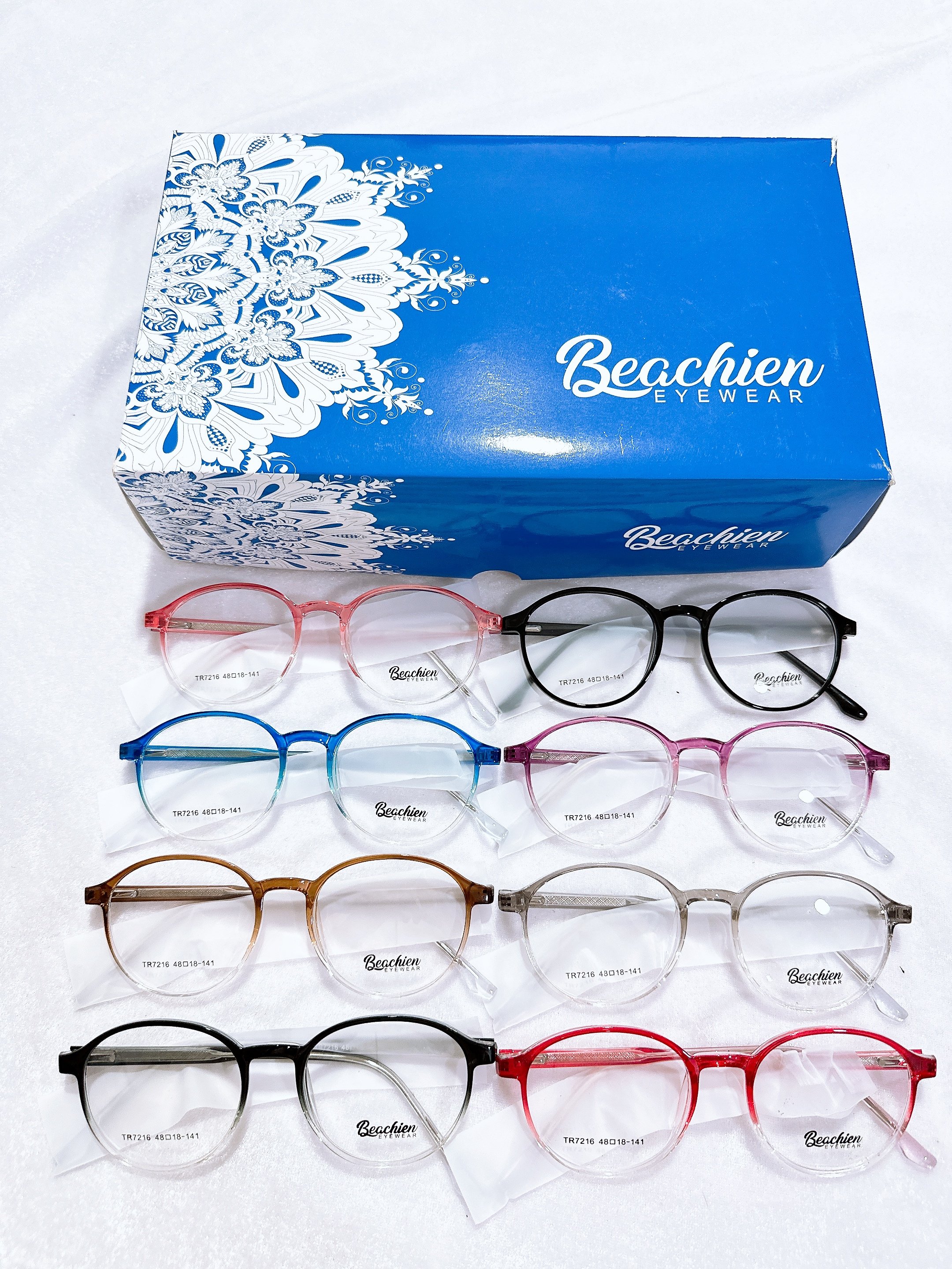 Factory Wholesale Eyeglasses Frames TR90 Optical Frames with Metal Spring Hinge