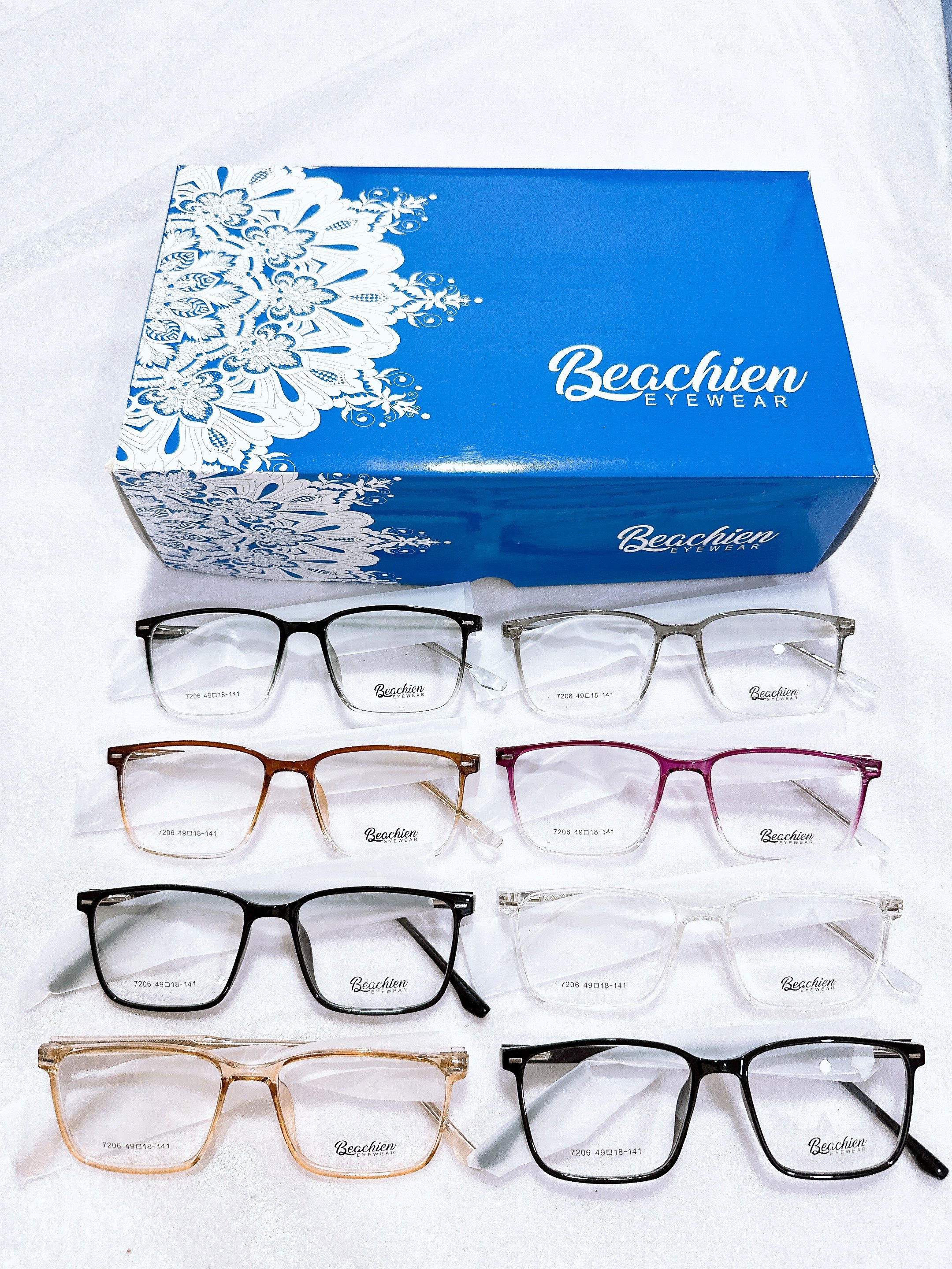 Factory Wholesale Eyeglasses Frames TR90 Optical Frames with Metal Spring Hinge