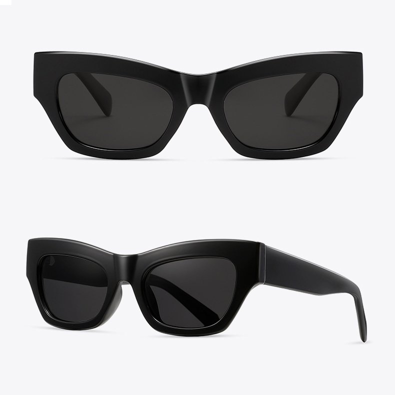 DL GLASSES 2024 Trendy Glasses Cat Eye Eyewear Red Tortoise Acetate Frames TR Legs Polarized Fashion Sunglasses Custom For Women