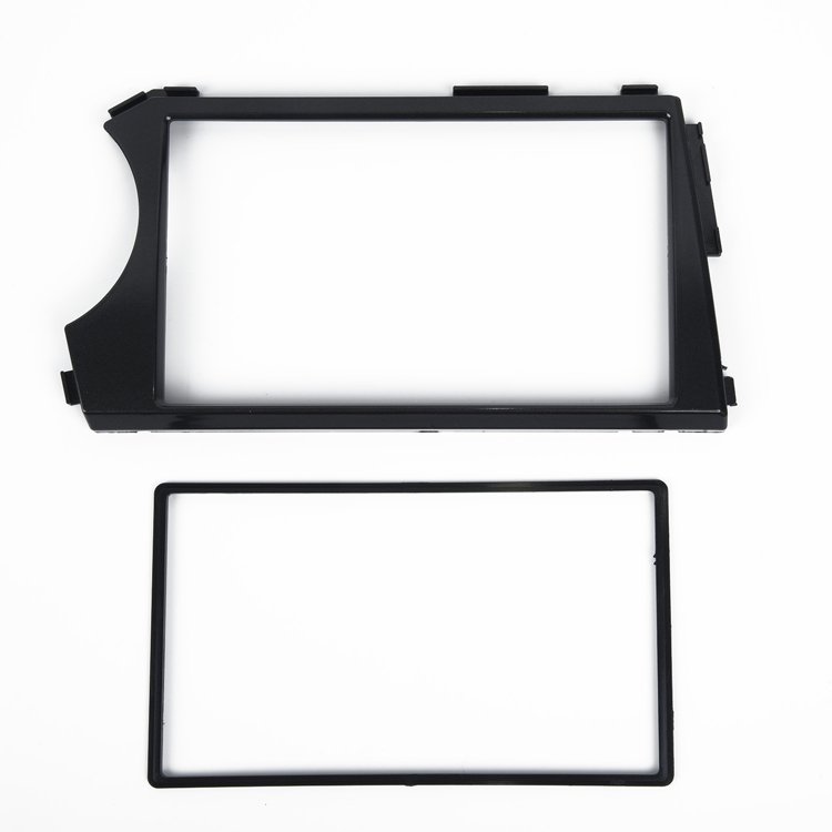 OEM Plastic Injection Molding Auto Spare Parts Motorcycle Chrome Faceplate Radio Trim Bezel