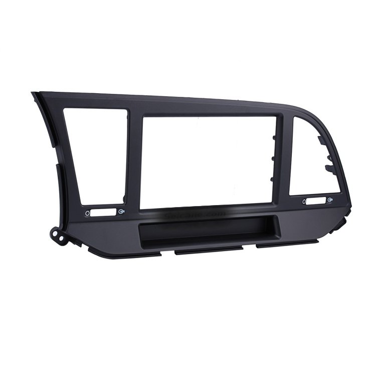 OEM Plastic Injection Molding Auto Spare Parts Motorcycle Chrome Faceplate Radio Trim Bezel