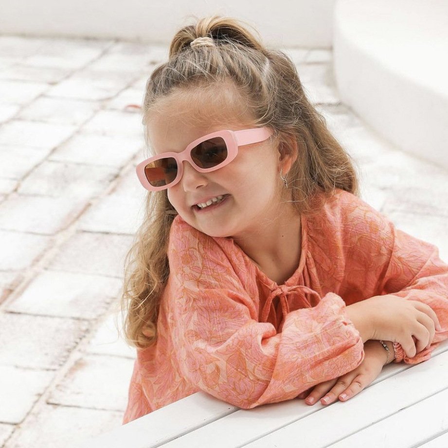 Custom Logo Cheap Candy Color Trendy Retro Rectangle Vintage small square Sunglasses shades UV400 sunglasses for women kids