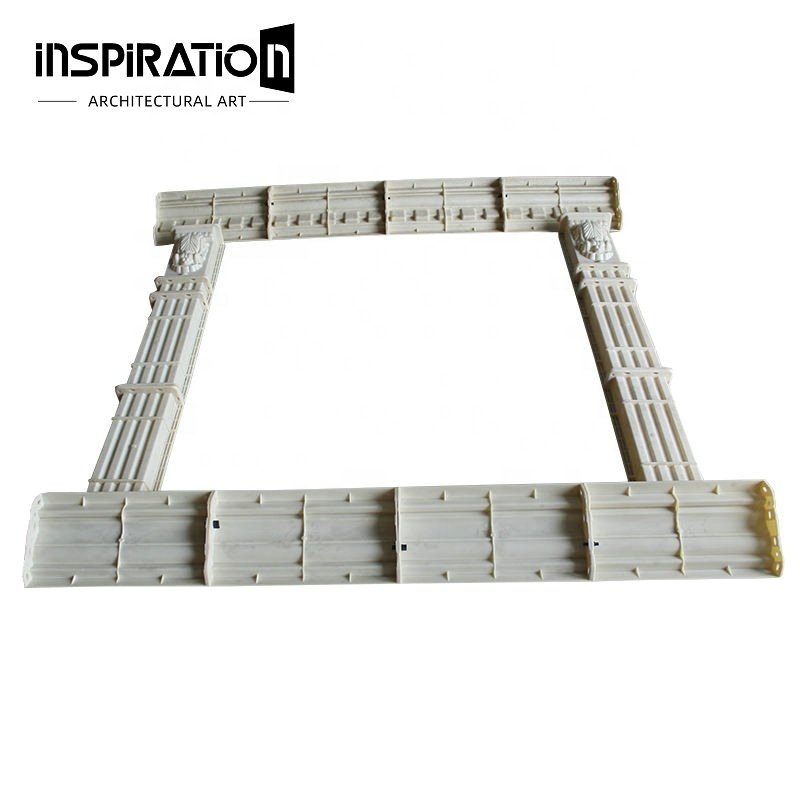 ABS and Fiberglass Silicone Rubber Plastic Concrete Window Mold Casting In Place Building decoration