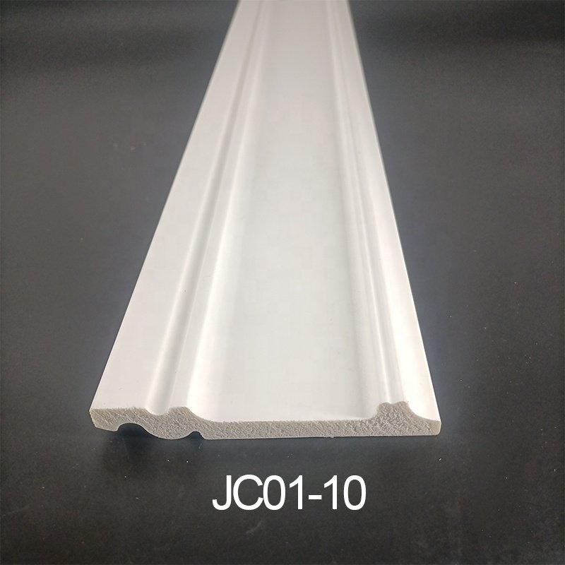 Best quality price Smooth modern white long polystyrene skirting board wall molding decor decorative board