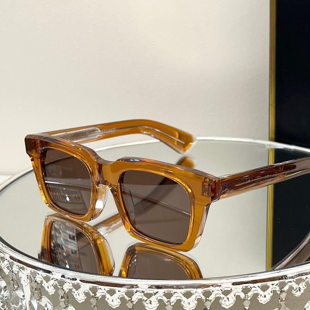 LBA 2403 Luxury Polarized Vintage High Quality Square Thick Sun Shades Classic Unisex Custom Acetate Sunglasses