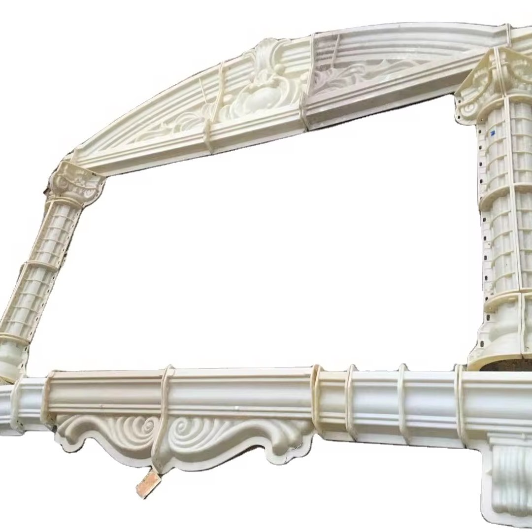 Door Window Trim Moulding Fiberglass Roman Window Frame Pillar Mold For Concrete