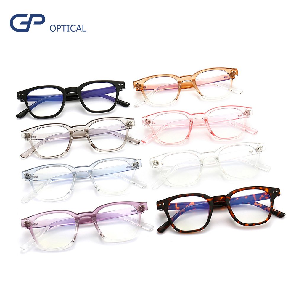 Newest Ladies Computer Anti Blue Light Retro Optical Frame Wholesale Women Eyewear Men Eyeglasses Design Eye Glasses