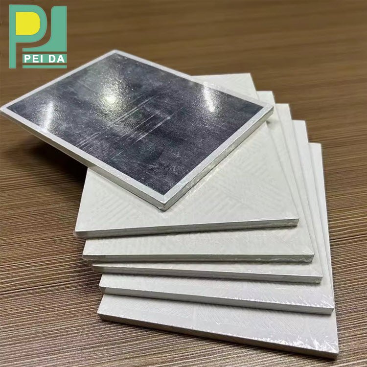 Vinyl Plasterboard Pvc Film Coated Gypsum Ceiling Tiles Frame Cheap Building Materials