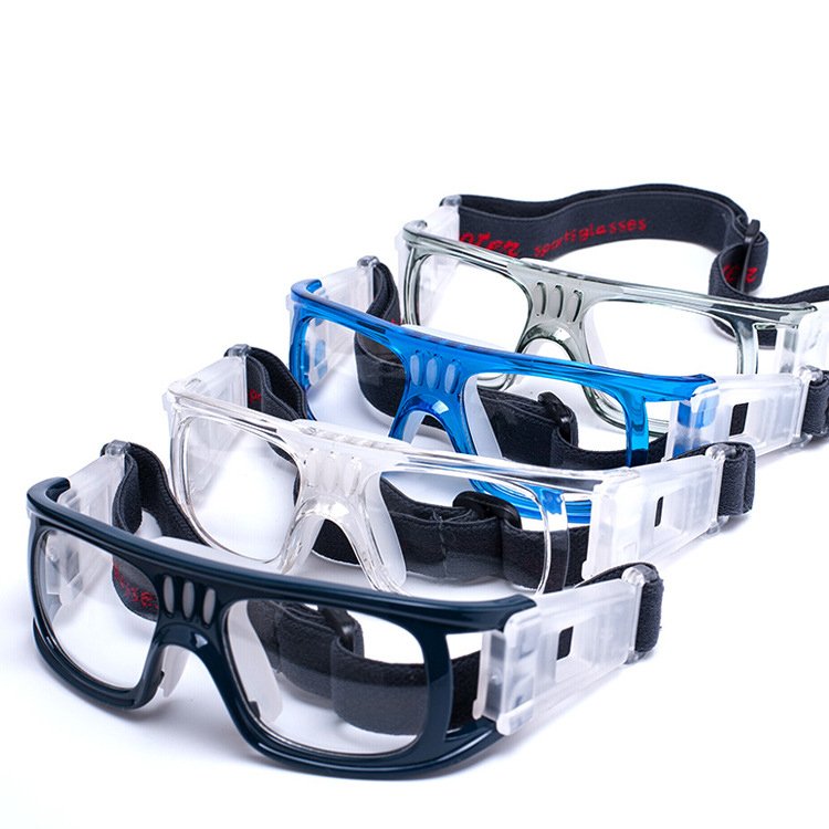 Sports Glasses Anti-fog Protective Safety Glasses for Men with Adjustable Strap for Basketball Football Volleyball