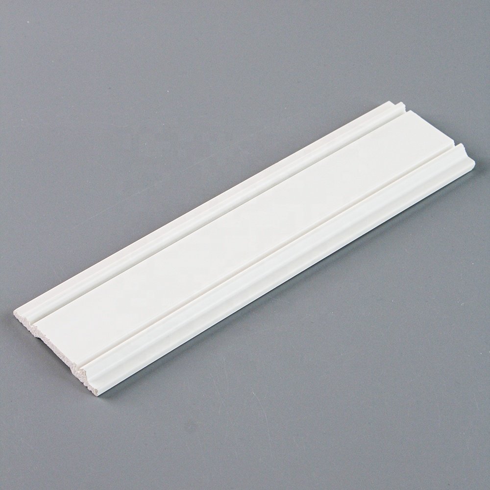 Factory Directly Sale Plastic White Skirting Board Polystyrene PS Decorative Moulding Foam Cornice Ceiling