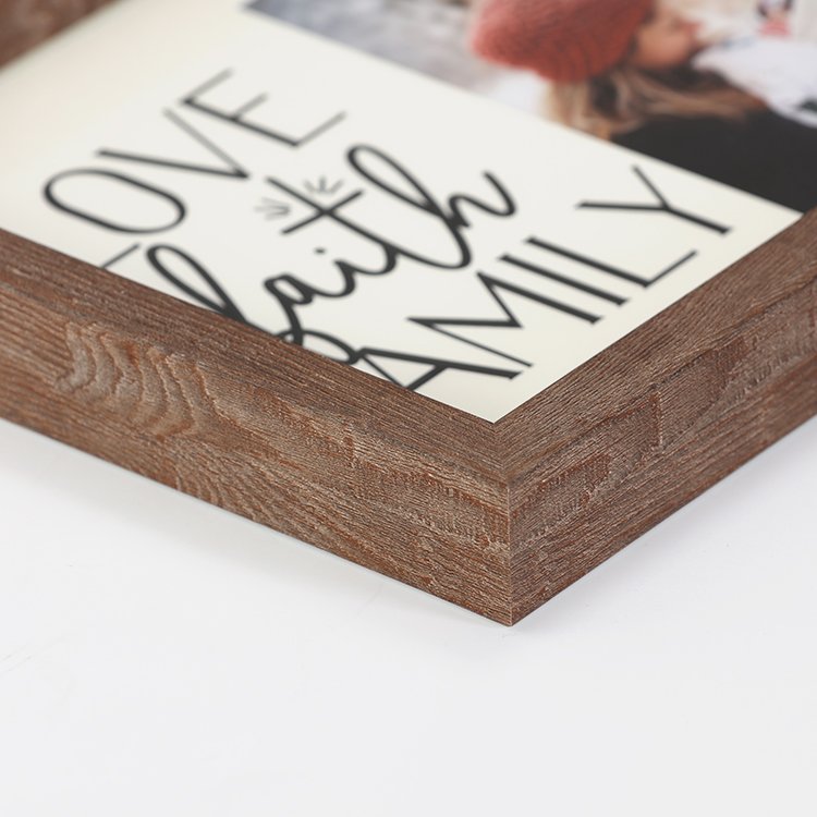 8x10 Customized MDF Wood Style PS Moulding Plastic Picture Photo Frame