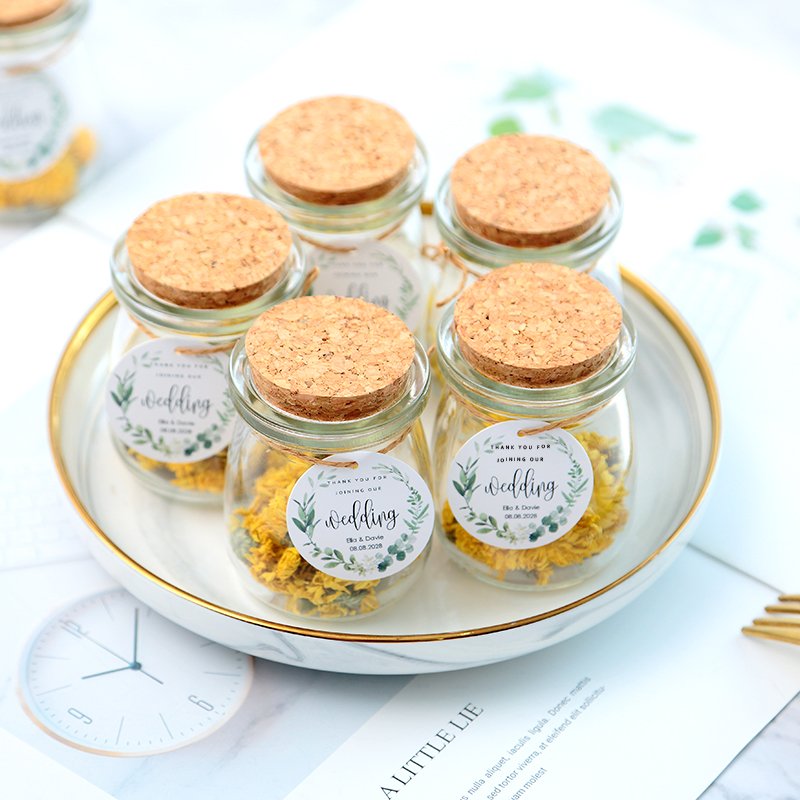 Manufacturer custom printing design personalized thank you wedding gift favor tags for wedding