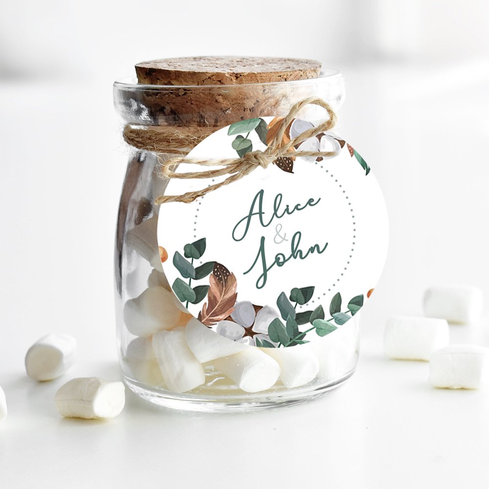 Manufacturer custom printing design personalized thank you wedding gift favor tags for wedding