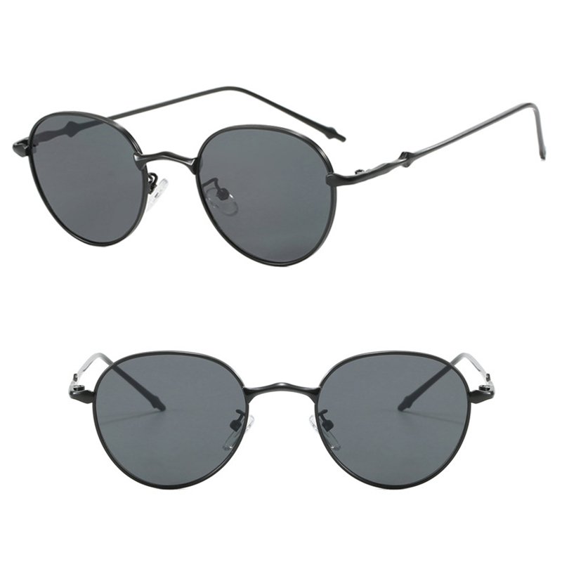 DL GLASSES 2024 Retro Ins Eyeglasses Sweet Round Eyewear Star Metal Frame Lunettes UV Protection Fashion Sunglasses Custom
