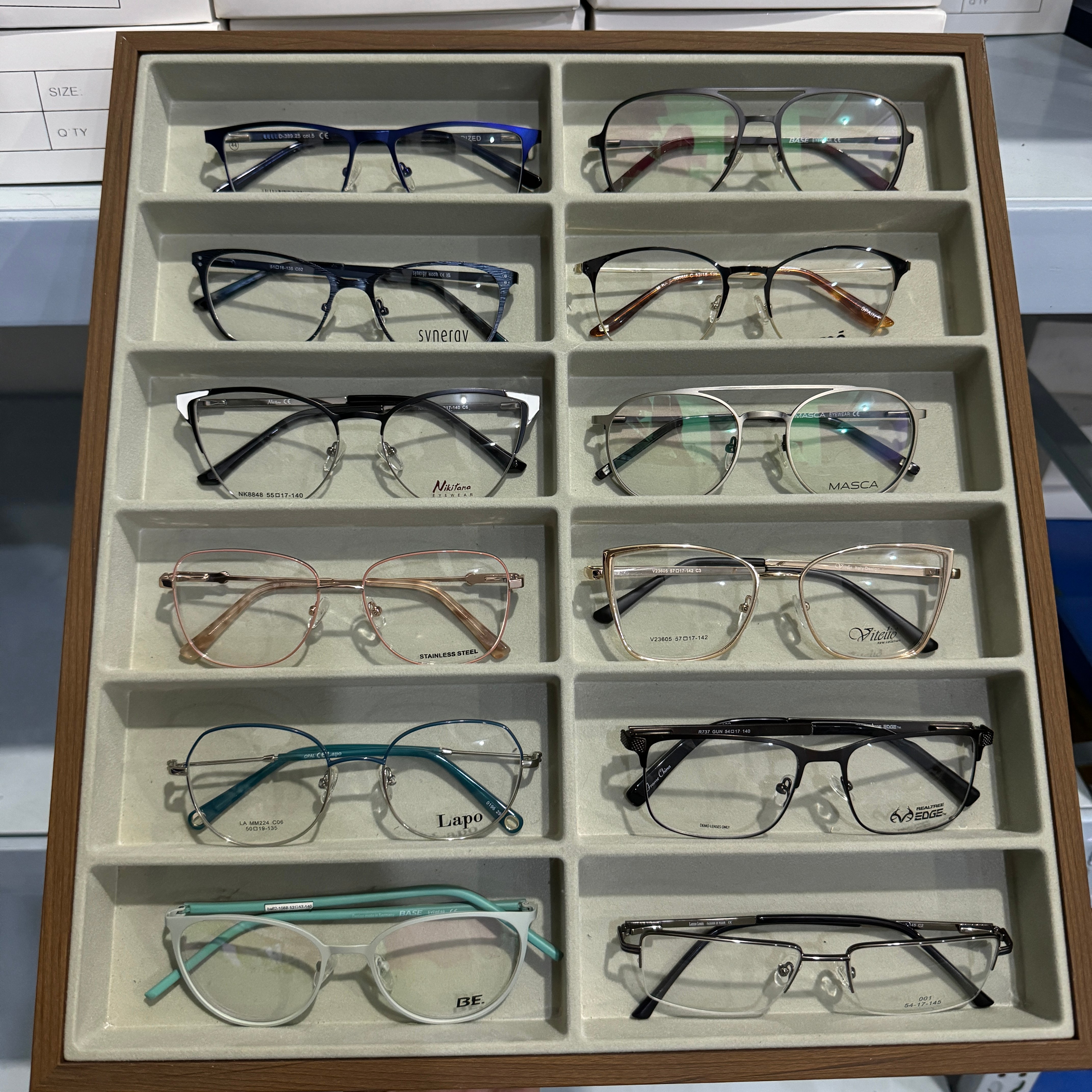 Clearance High Quality Stainless Steel Eyeglasses Frames for Women Men Durable Metallic Optical Frames