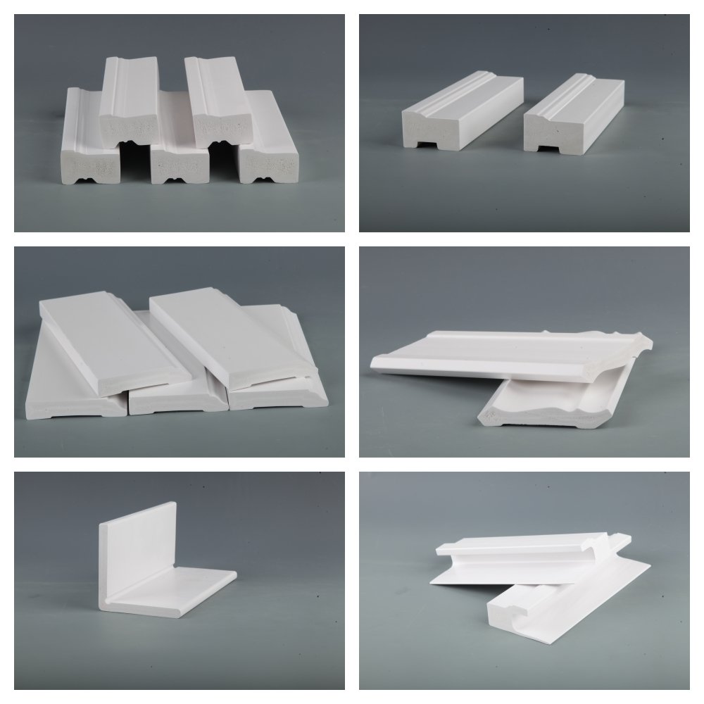 PVC wood composite 4 9/16" 6-9/16" entry door frame door Jamb Brick mould Mull for door and window accessory