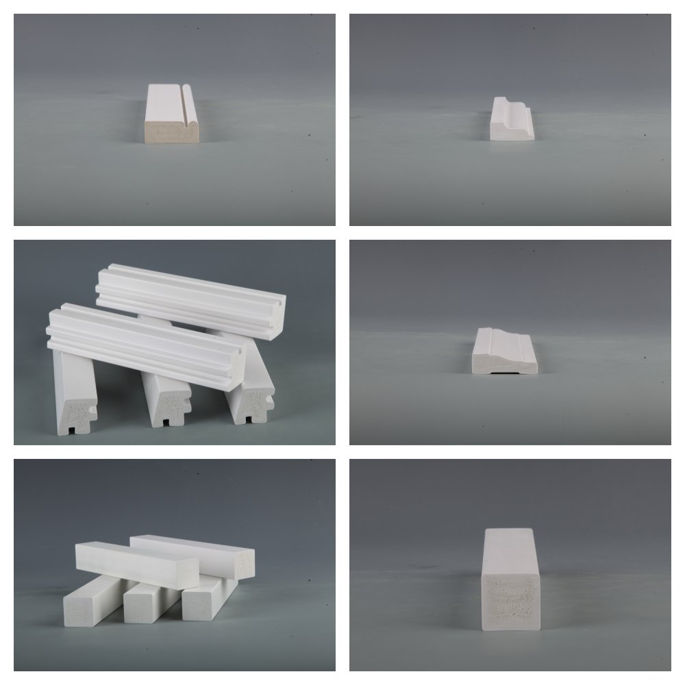 PVC wood composite 4 9/16" 6-9/16" entry door frame door Jamb Brick mould Mull for door and window accessory