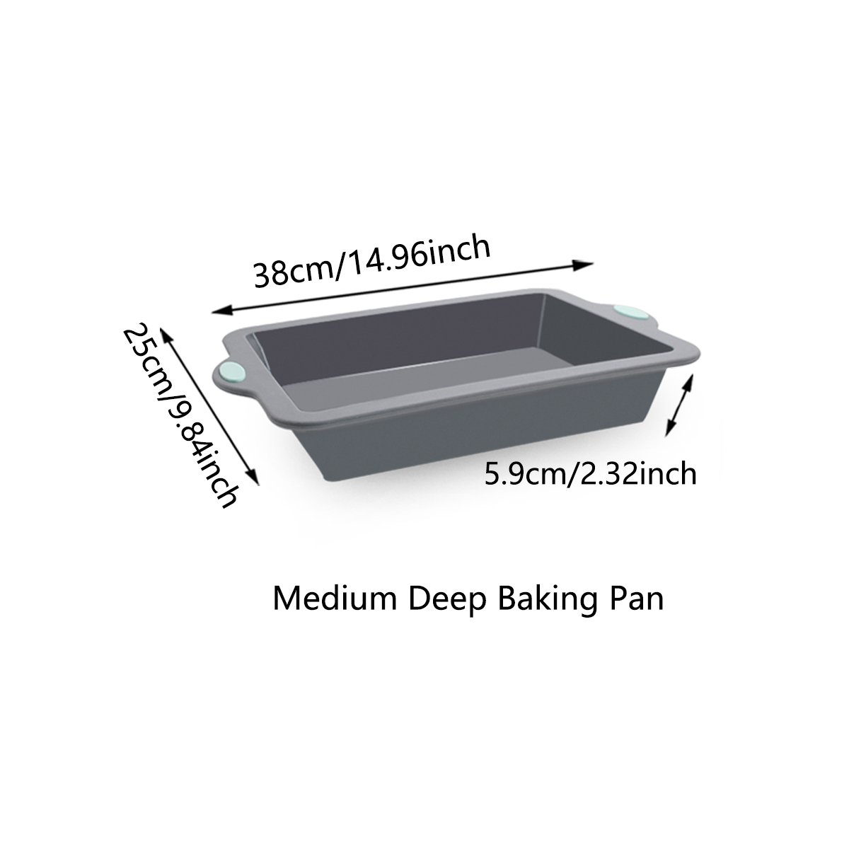 Medium BiColor Rectangular Bakeware with Hard Frame for Wedding Occasions and Commercial Use in Restaurants and Hotels