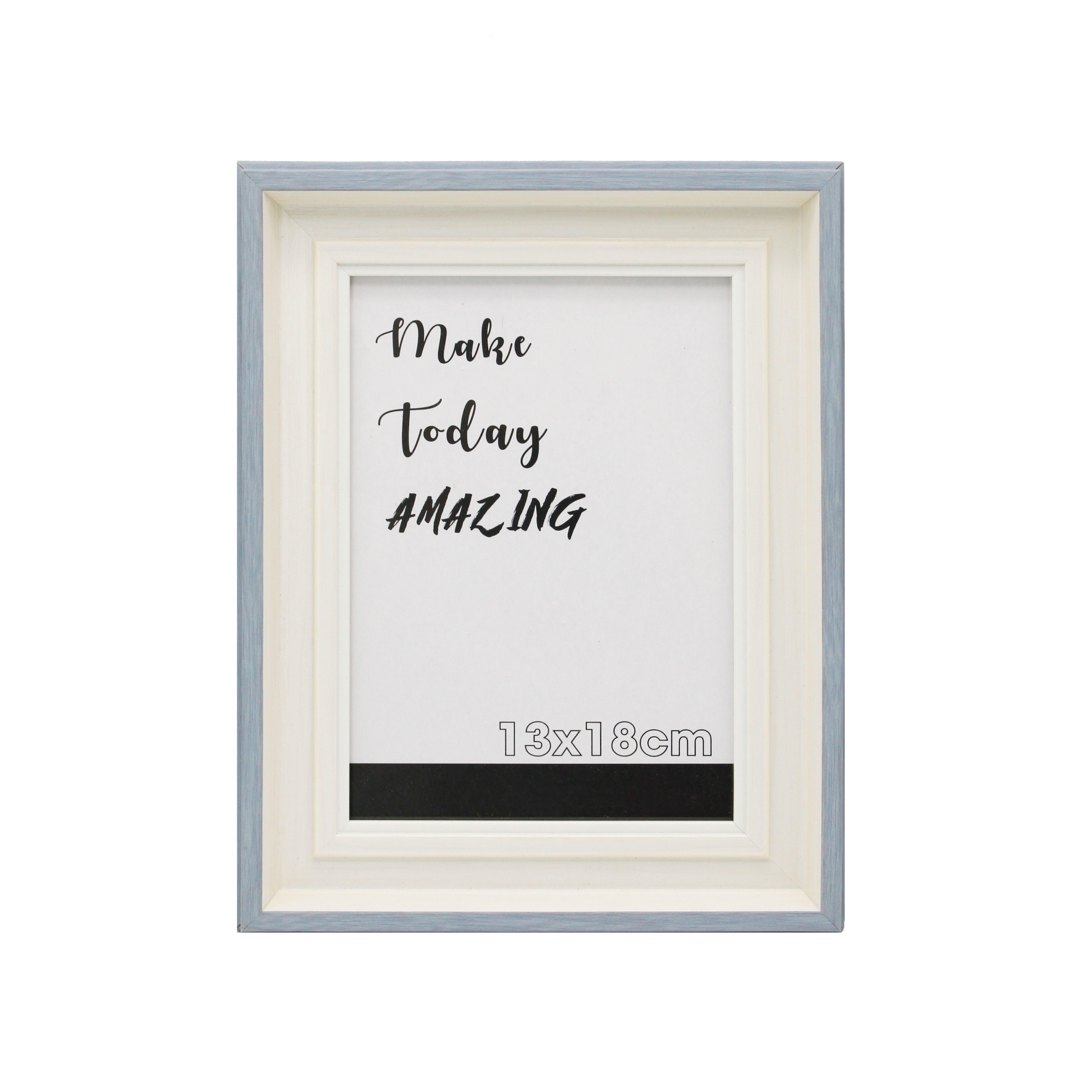 High-quality A4A3 plastic photo frame Custom size PS material photo frame New design gold decorative border photo frame