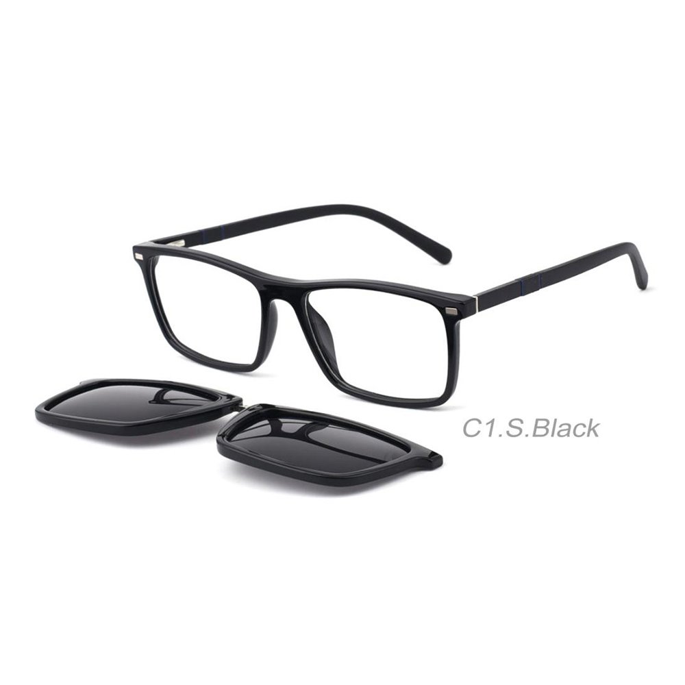 2 In 1 Dual-use 66806 glasses Unisex Metal Optical glasses Magnetic Clip On Polarized Lens Myopia Optical Frames