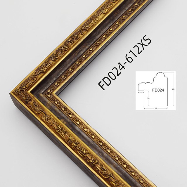 Wholesale Vintage design photo ps frame new model poster frame plastic picture Polystyrene frame moulding