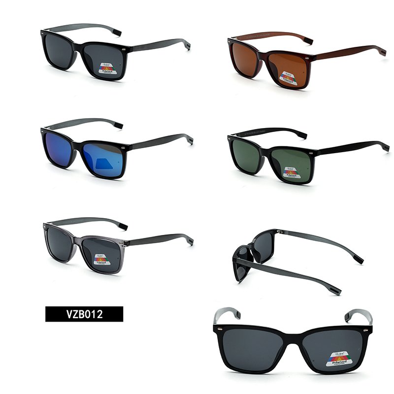 Fashion 2024 Wholesales Sunglasses TAC Polarized Lens Unisex Eye Glasses Custom Logo Square Design Sunglasses Sun Glasses PC Men